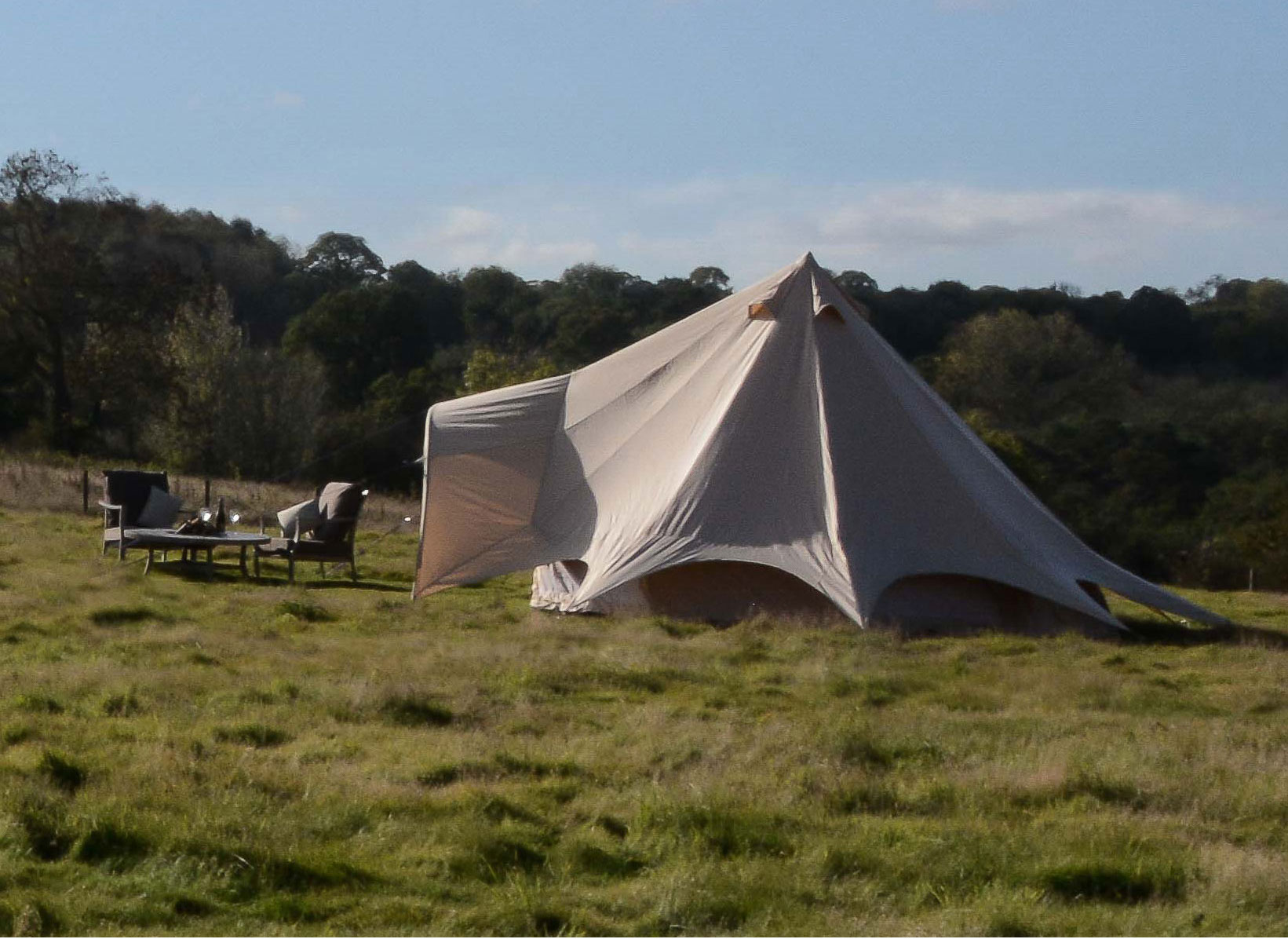 Glamping Bell tents Harrietsham